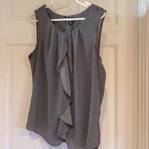 COPY - Black and white blouse.